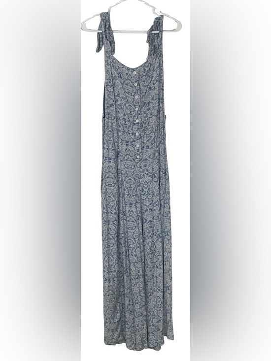 Free People Pants - Free People Jumpsuit Romper Women’s Large Boho Lightweight Blue Floral Festival